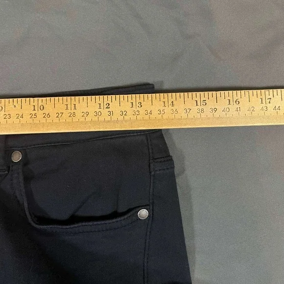 Barbour Slim Fit Black Jeans Womens Size 10 Stretch Denim Five Pocket Pants - Picture 5 of 6